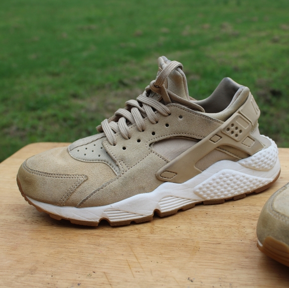 tan and white huaraches